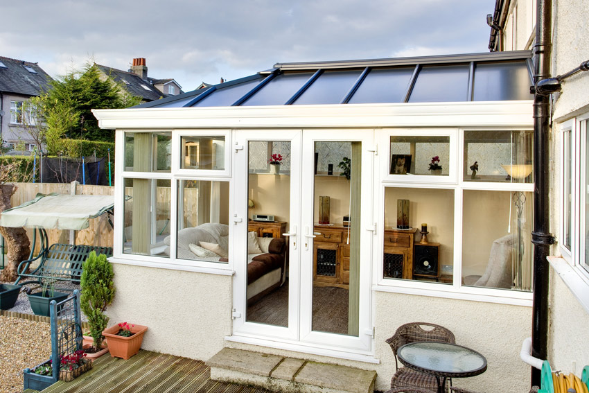 contemporary glass conservatory