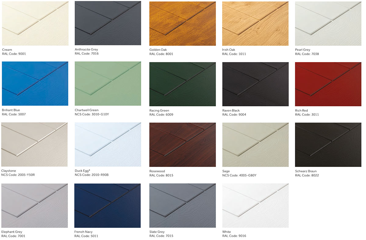 Composite Front Door Colours