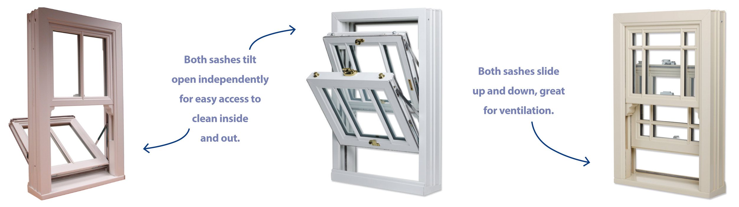 easy clean sash double glazing